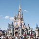 A general view of Cinderella's Castle at Walt Disney World Resort on March 03, 2022 in Lake Buena Vista, Florida.